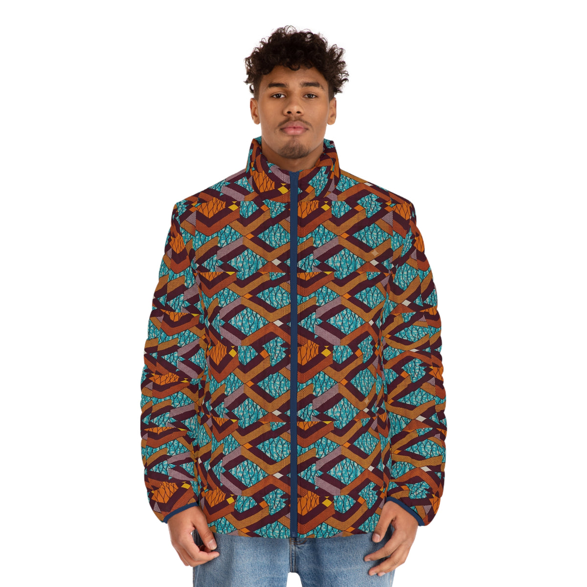 Men's Puffer Jacket (AOP)