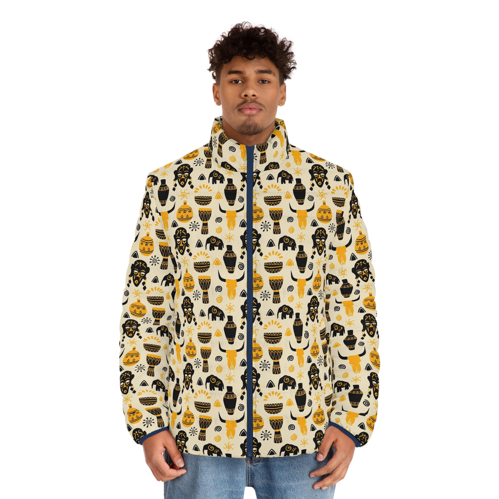 Men's Puffer Jacket (AOP)