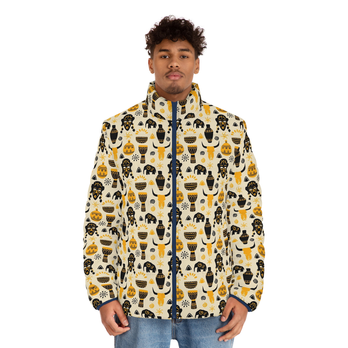 Men's Puffer Jacket (AOP)