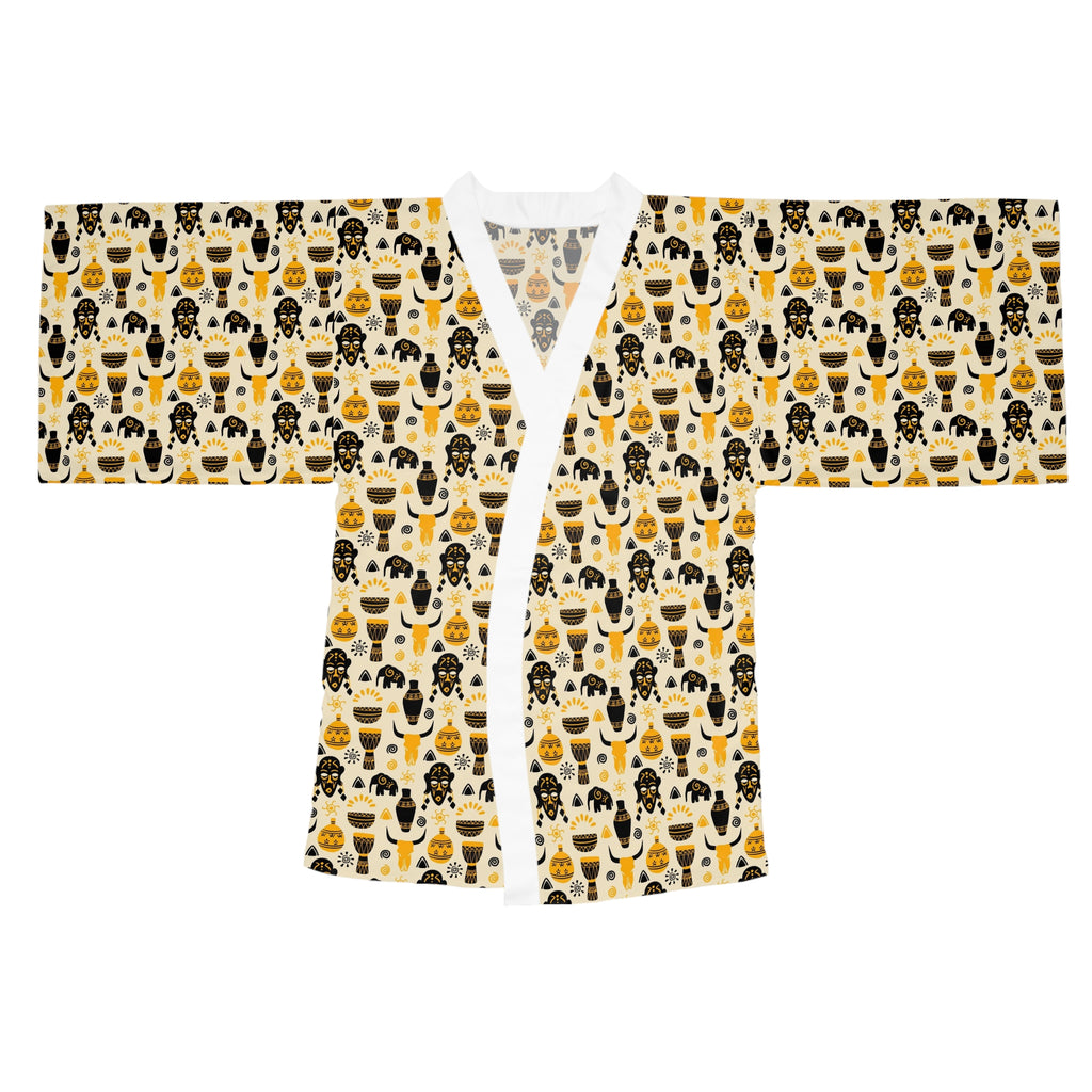 Long Sleeve Kimono Robe (AOP)