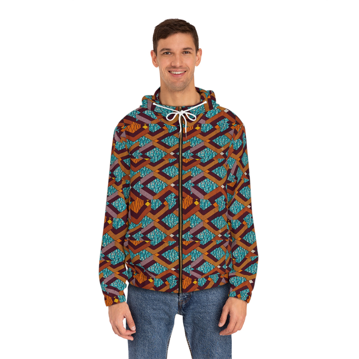 Men's Full-Zip Hoodie (AOP)