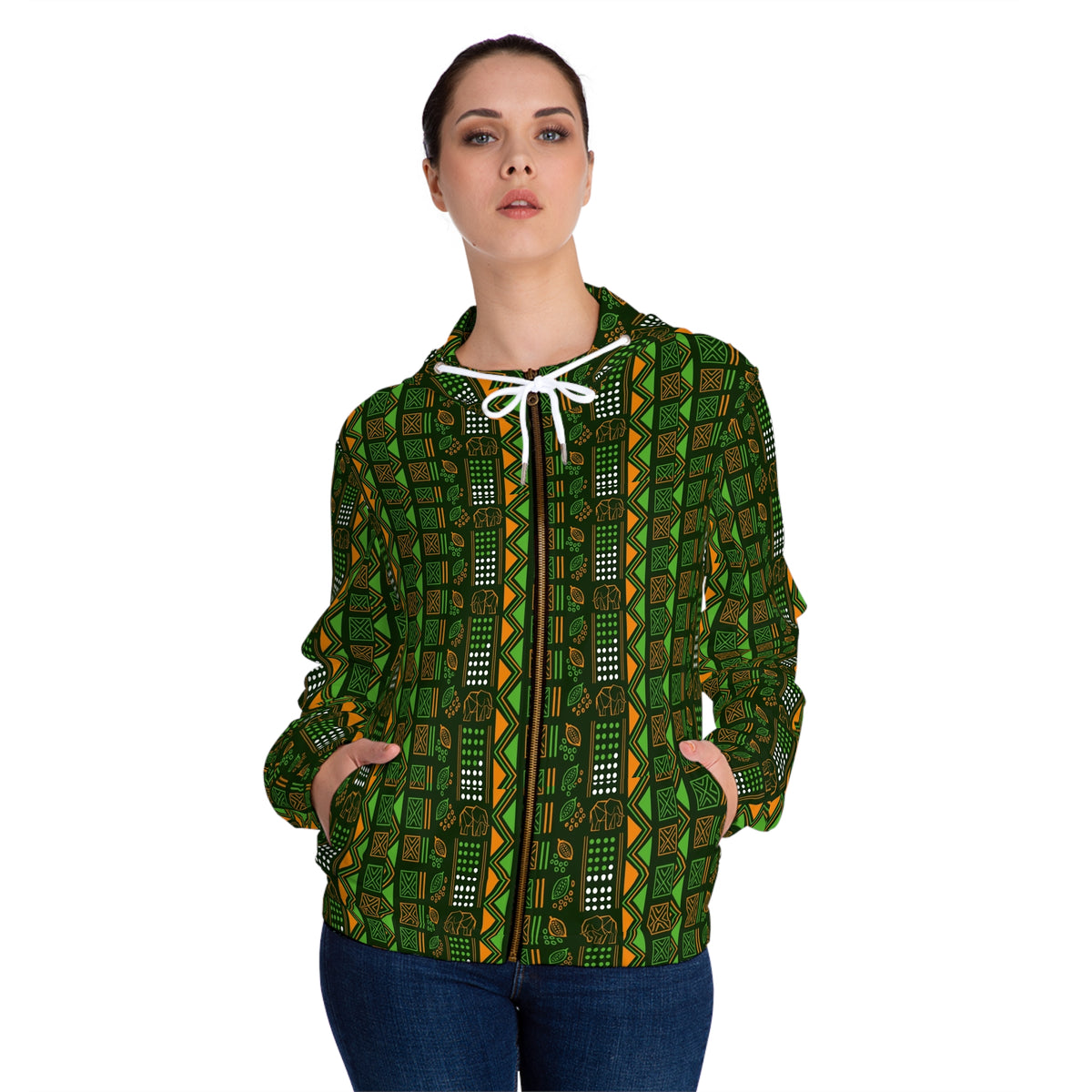 Women’s Full-Zip Hoodie (AOP)