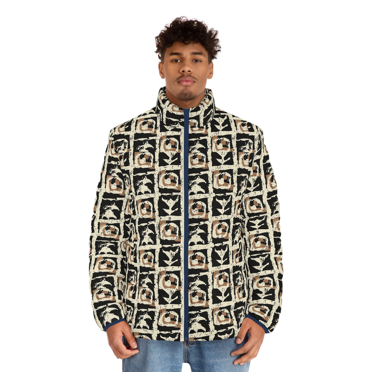 Men's Puffer Jacket (AOP)