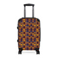 Kente Pattern Carry-On Suitcase — African Print Luggage