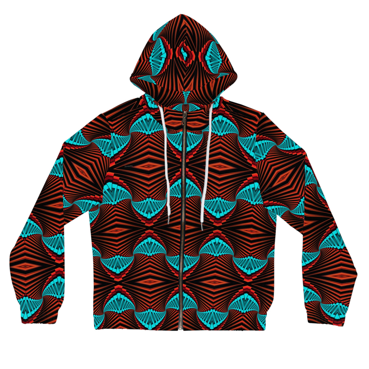 Women’s Full-Zip Hoodie (AOP)