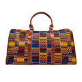 Kente Pattern Waterproof Travel Duffle Bag