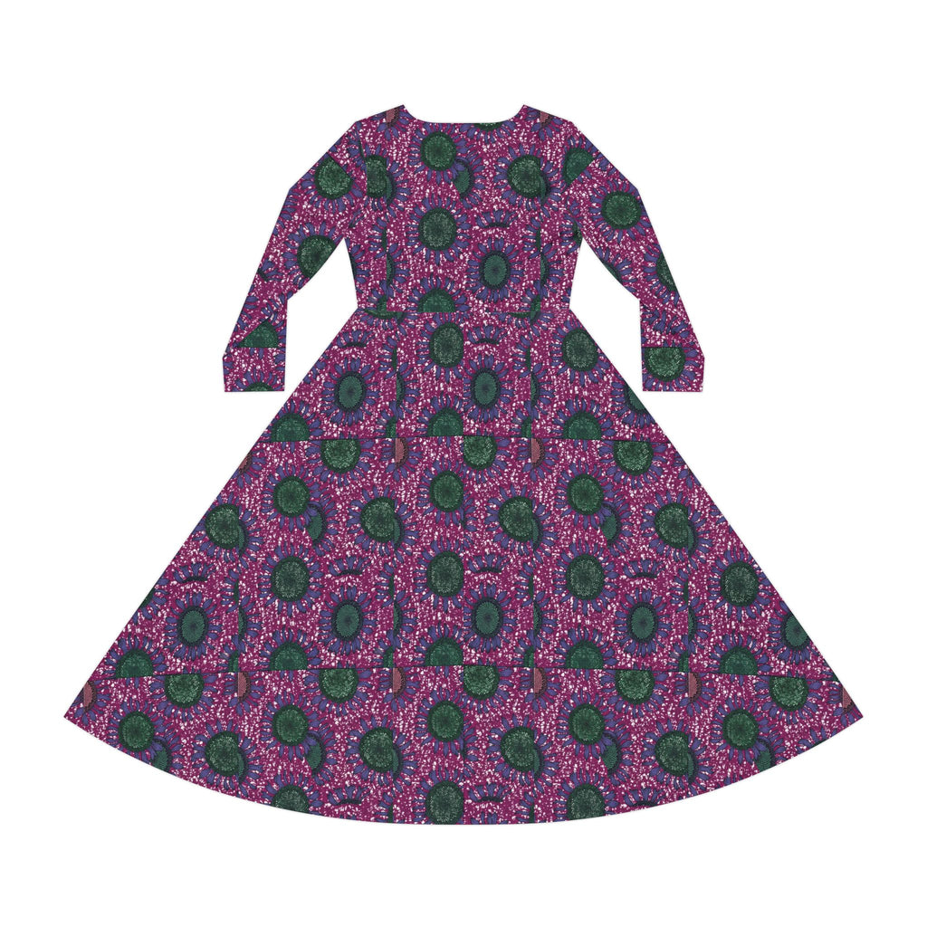 Women's Long Sleeve Dance Dress (AOP)