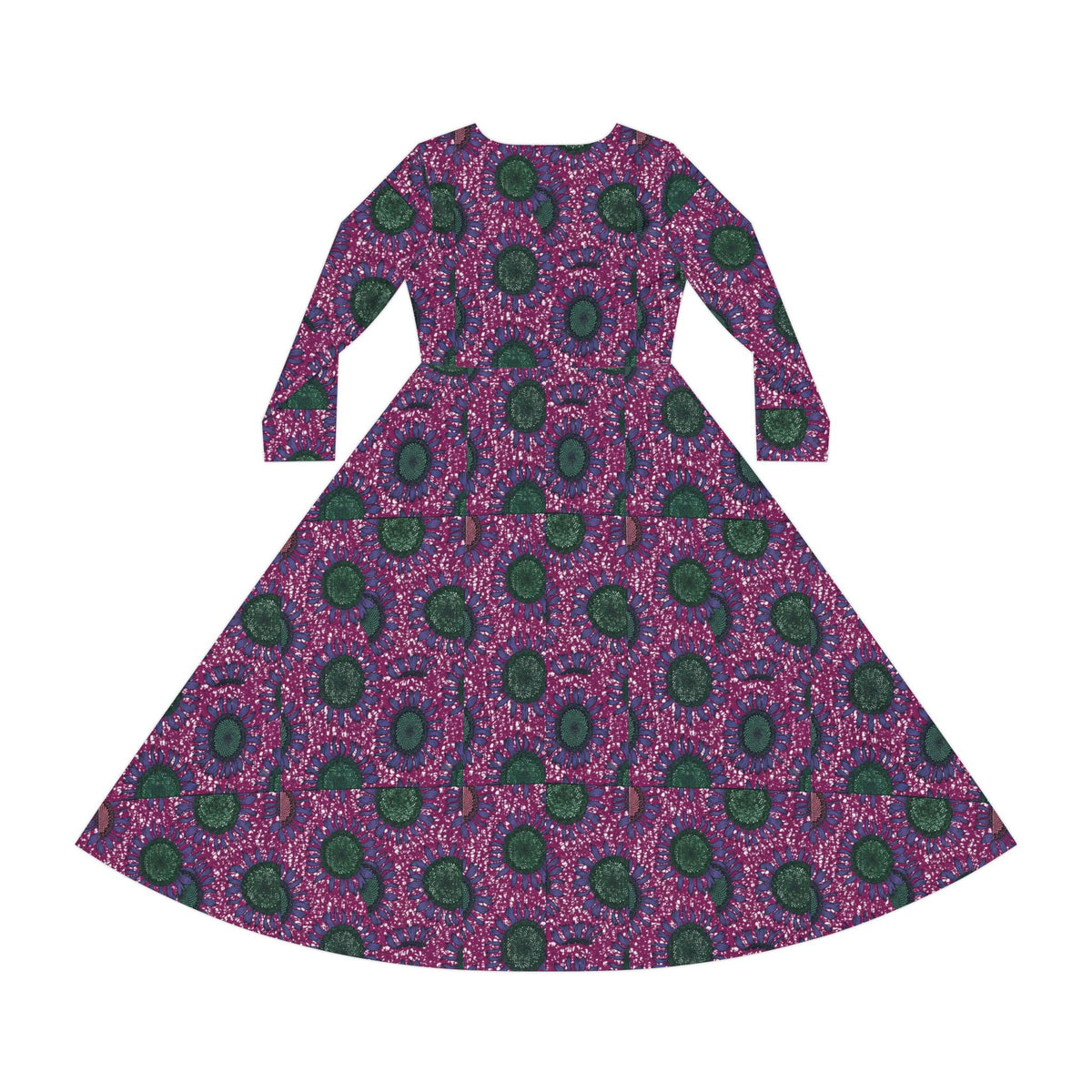 Women's Long Sleeve Dance Dress (AOP)