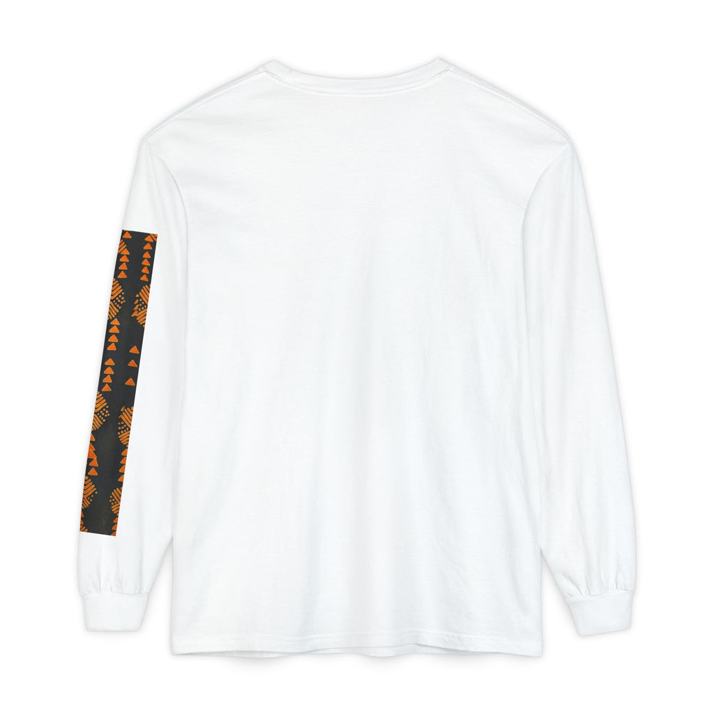 Rustic Geometric Pattern Long Sleeve Tee