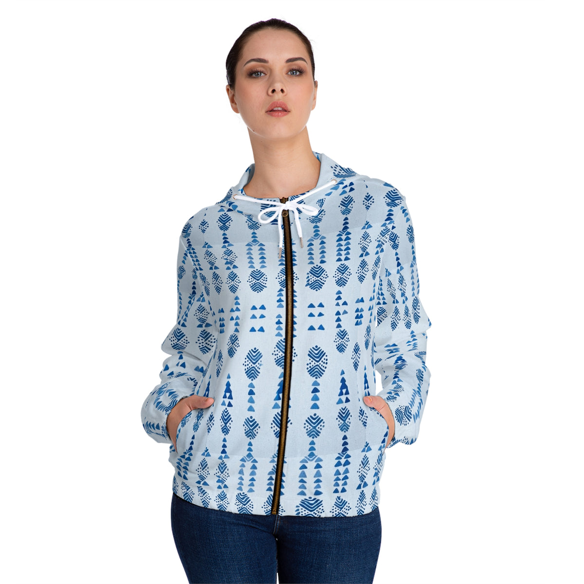 Women’s Full-Zip Hoodie (AOP)