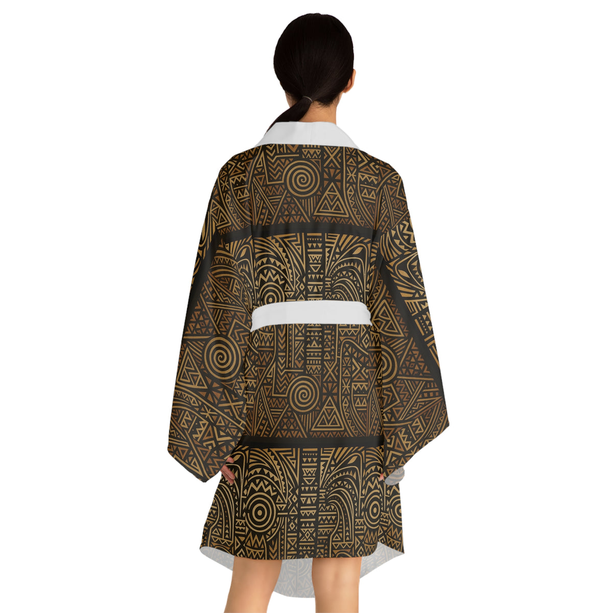 Long Sleeve Kimono Robe (AOP)