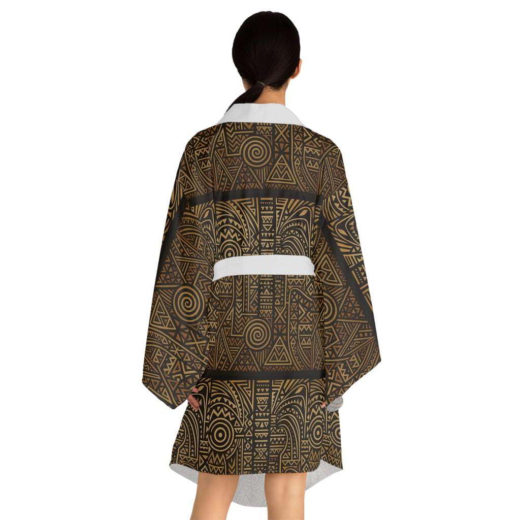Long Sleeve Kimono Robe (AOP)