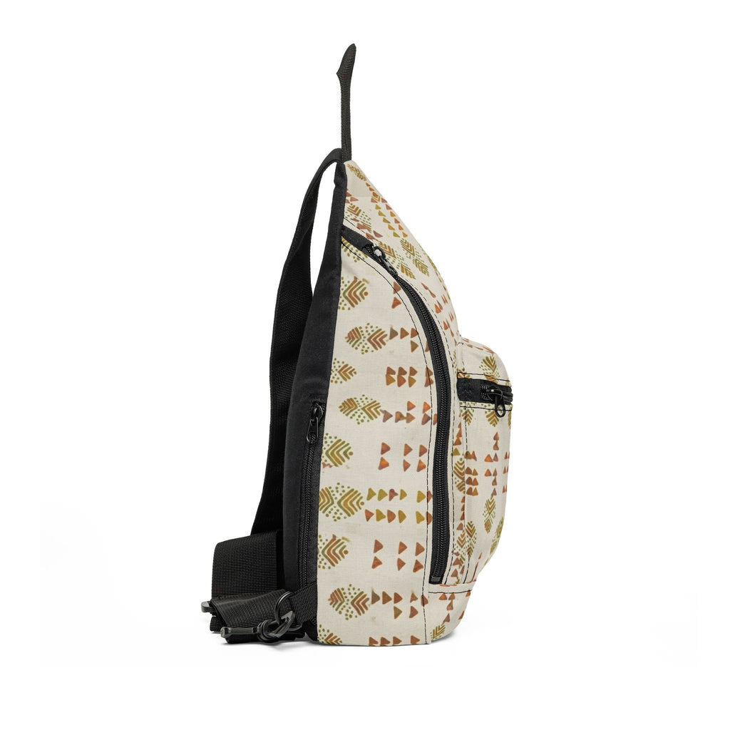 Boho Geo Pattern Sling Bag — Lightweight Crossbody for Travel & Everyday