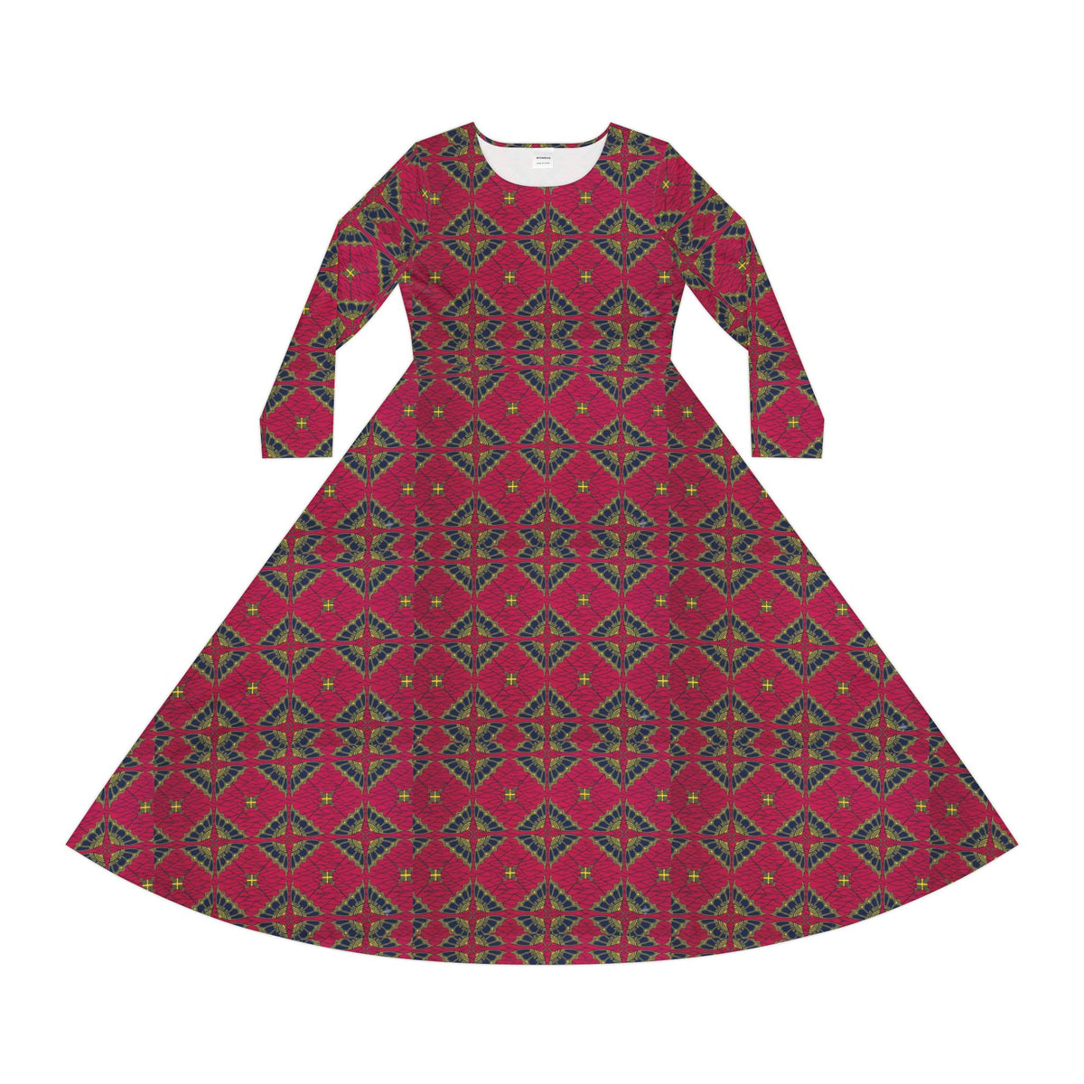 Women's Long Sleeve Dance Dress (AOP)
