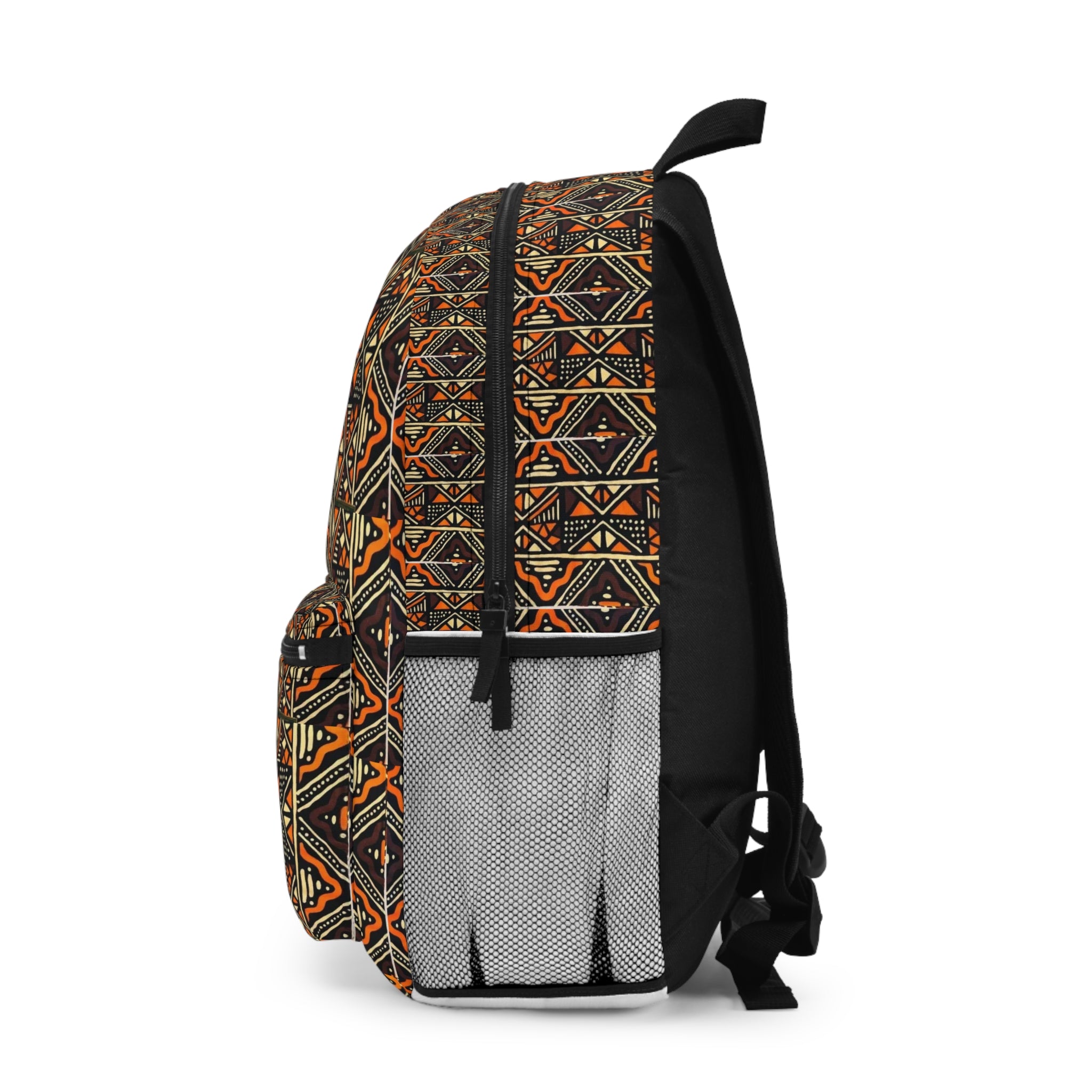 Tribal Geo Pattern Backpack — Boho Aztec-Inspired School & Travel Bag