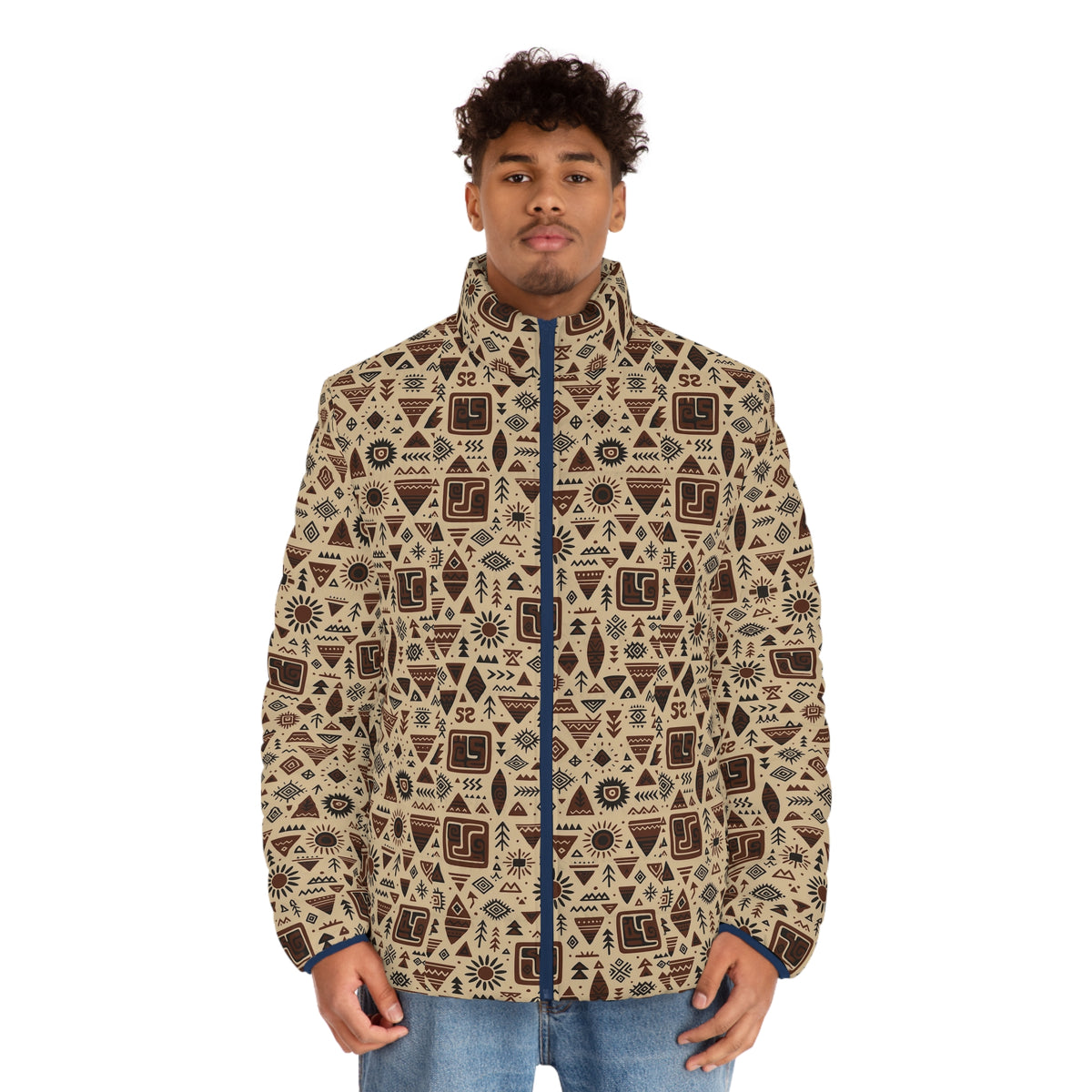 Men's Puffer Jacket (AOP)