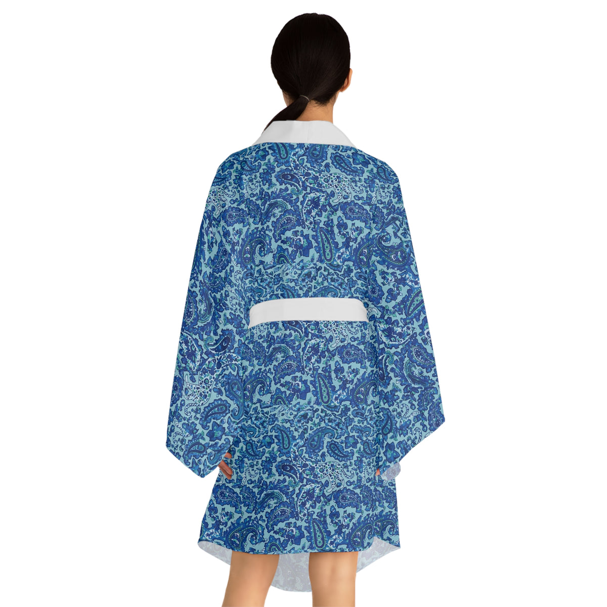 Long Sleeve Kimono Robe (AOP)