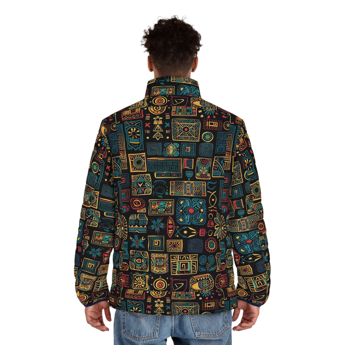 Men's Puffer Jacket (AOP)