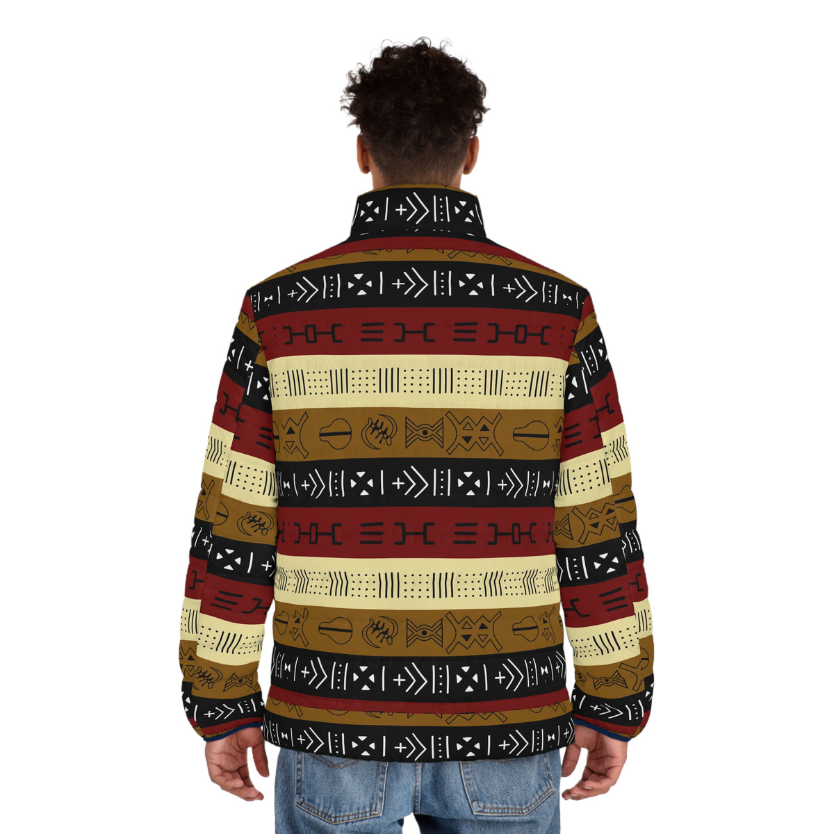 Men's Puffer Jacket (AOP)