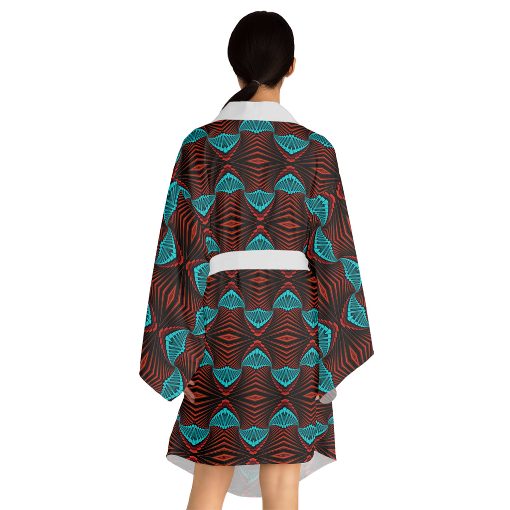Long Sleeve Kimono Robe (AOP)