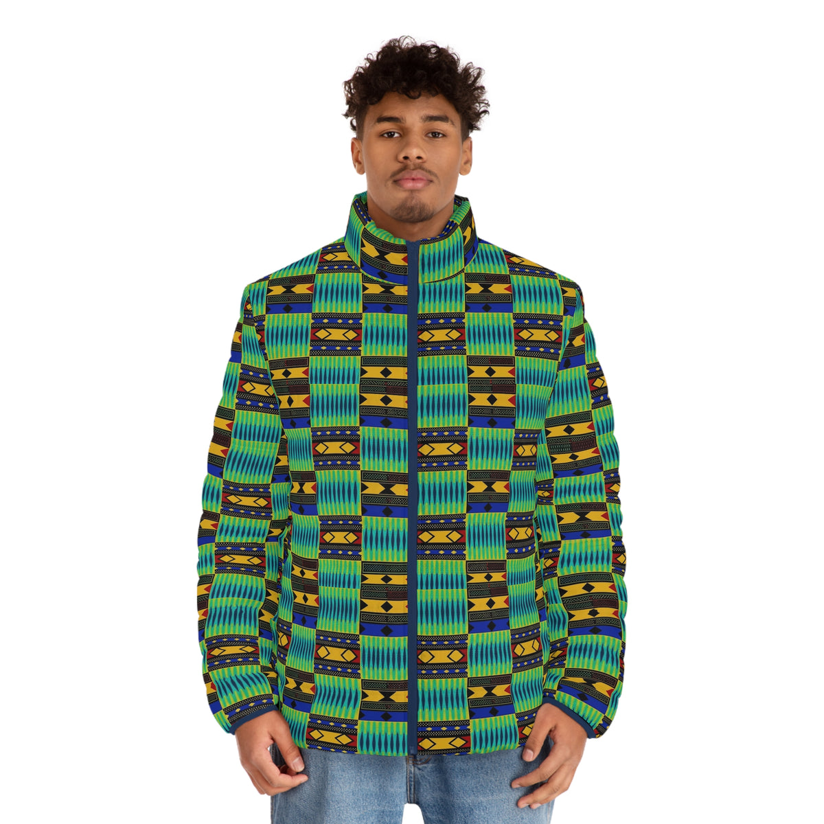 Men's Puffer Jacket (AOP)