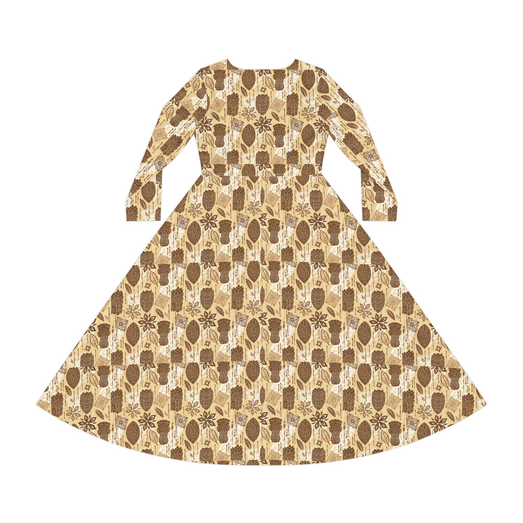 Women's Long Sleeve Dance Dress (AOP)