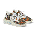 Men's Mesh Sneakers — Tribal Geometric Print Athletic Shoes