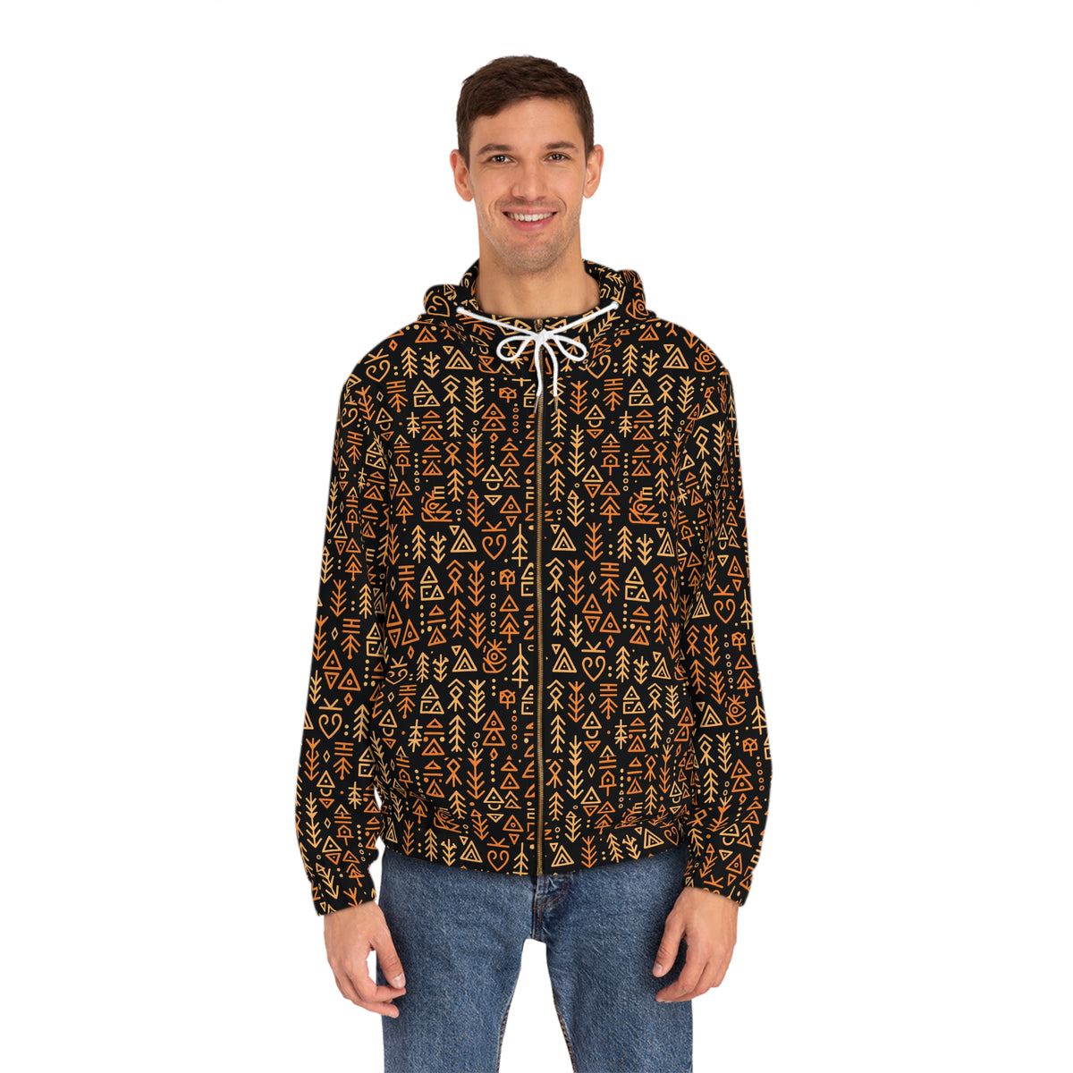 Men's Full-Zip Hoodie (AOP)